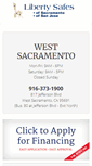 Mobile Screenshot of libertysafenorcal.com