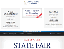 Tablet Screenshot of libertysafenorcal.com